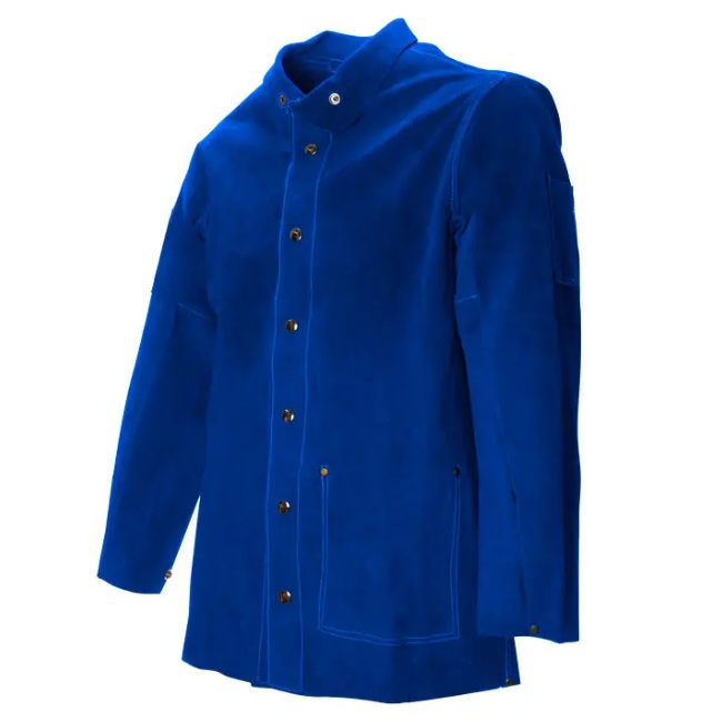 Veste de soudage bleue, M