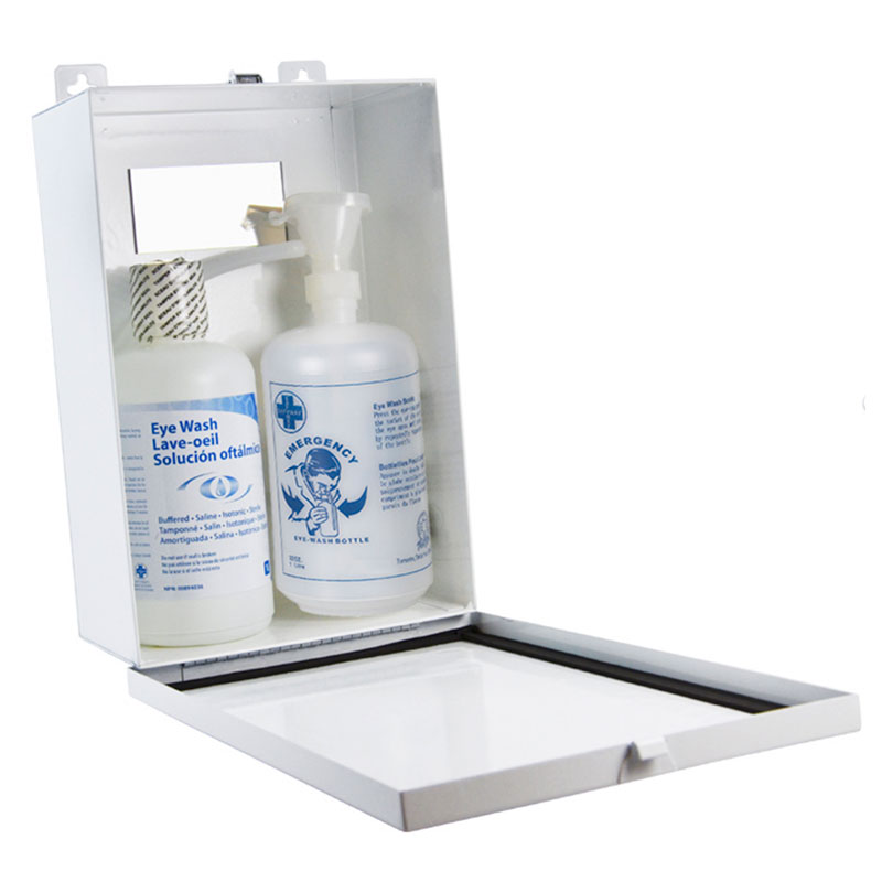 Eyewash Station Cabinet with 1L Eyewash Solut