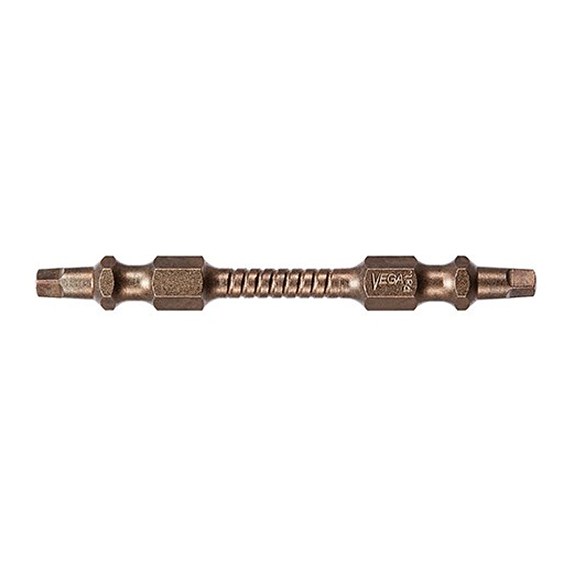 Impactech™ 2-9/16 square double end bit, R2 + R2 tip