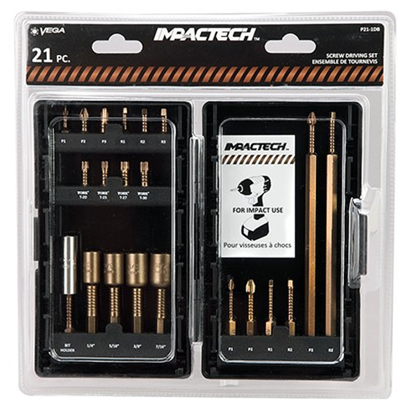 Impactech™ bit set (21 pcs)