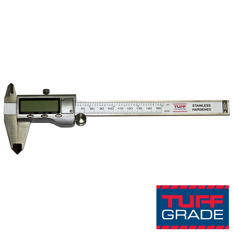 Standard / metric digital caliper 6 in (152 mm) stainless steel