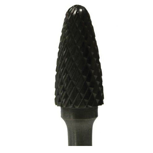 IDI CARBIDE BUR DOUBLE CUT LG SHANK