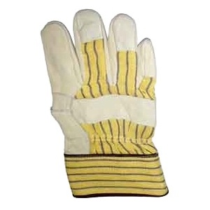 Tuff Grade™ 2-piece palm leather fitter style gloves, L