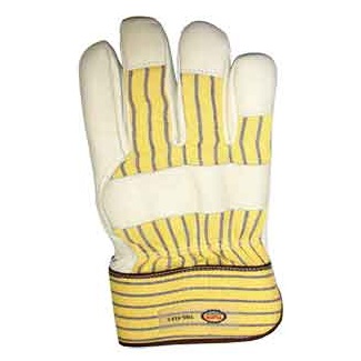 Tuff Grade™ full palm split leather fitter style gloves with BOA lining, L