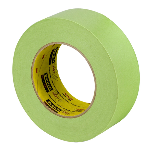 3M SCOTCH MASKING TAPE 233+, 24MMX55M GREEN