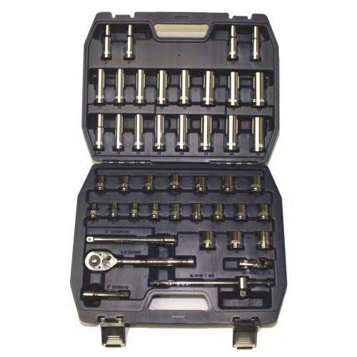 Ensemble de douilles prise 3/8 SAE et métrique (44 pcs)