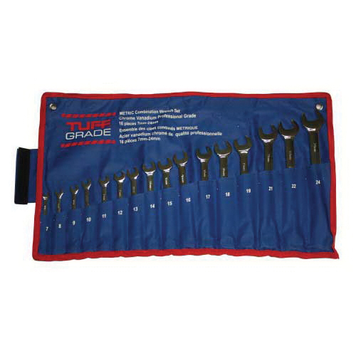 TUFF GRADE 16PC COMB WR SET 7 TO 24MM