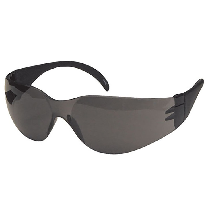 Lunettes de sécurité sans monture avec lentilles fumées