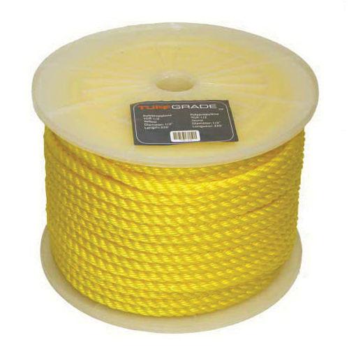 CORDE JAUNE POLYPROPYLENE 1/2 X 335'