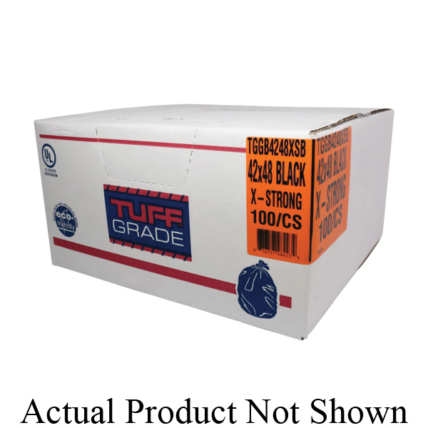 GARBAGE BAGS BLACK 26X36in 125/CS XSTRG