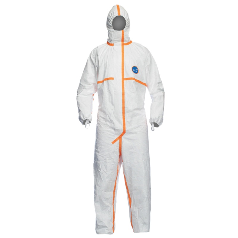 Tyvek® 800 white disposable coverall with hood, 2XL