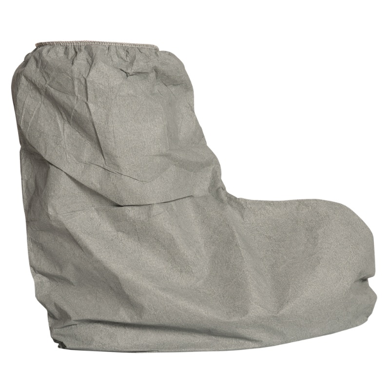 Couvre-bottes DuPont™ Tyvek® 400 FC avec coutures surjetées 18 po haut gris