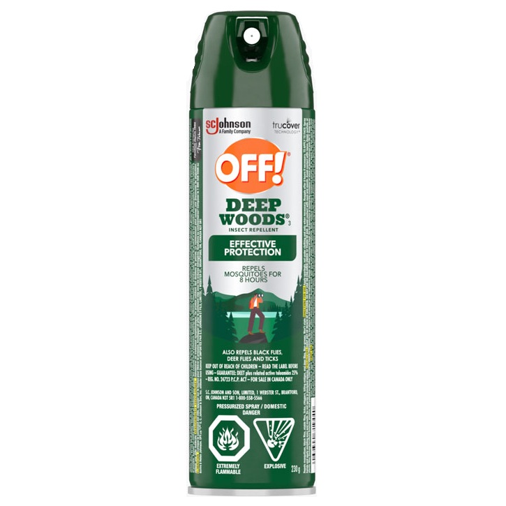 Insectifuge OFF! Régions sauvages® pour sportifs DEET à 30% (aérosol 230 g)