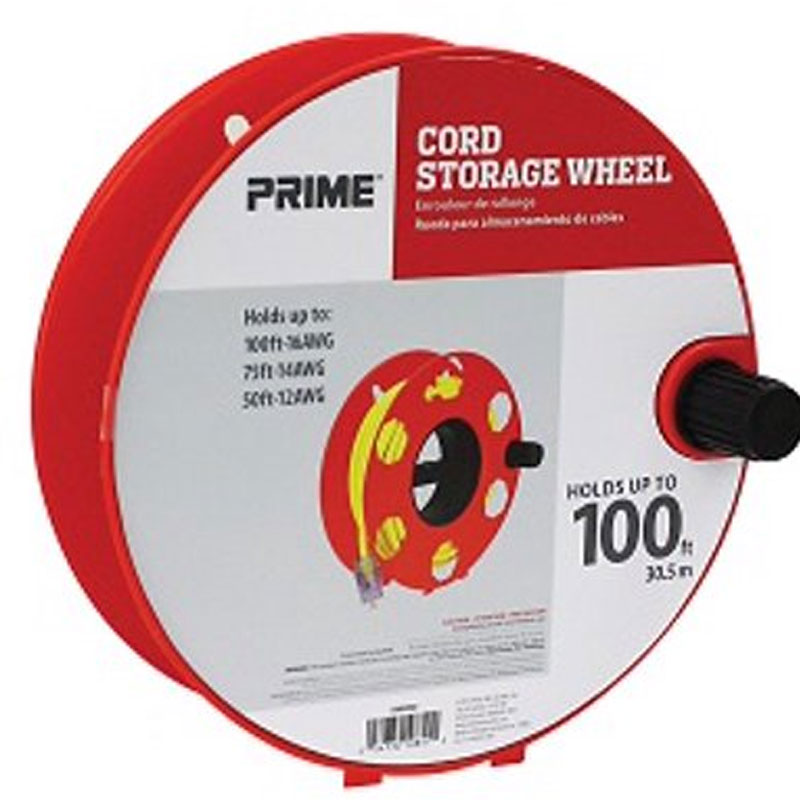 HANDHELD CORD STORAGE WHEEL, ORNGE