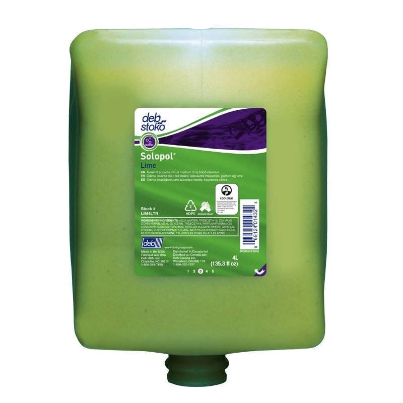 SAVON A MAIN DEB SOLOPOL LIM 4L