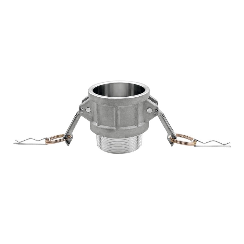 Raccord à cames et à rainures (Camlock) type B 1/2 en aluminium