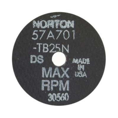 2-1/2 x 1/16 x 3/8 In. Reinf Cut-Off Wheel 5G10A 70 T B25N T01
