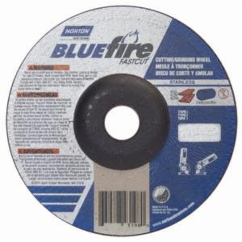 6 x 1/8 x 7/8 In. BlueFire INOX/SS FC Grinding and Cutting Whl ZA 30 U T27