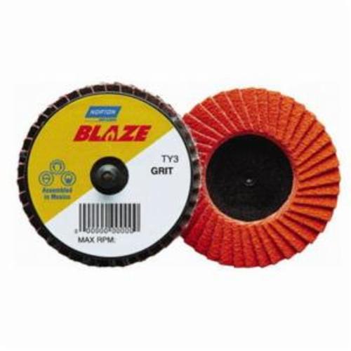 2 In. Blaze Plastic Flat Mini Flap Disc Type III 36 Grit R980P CA