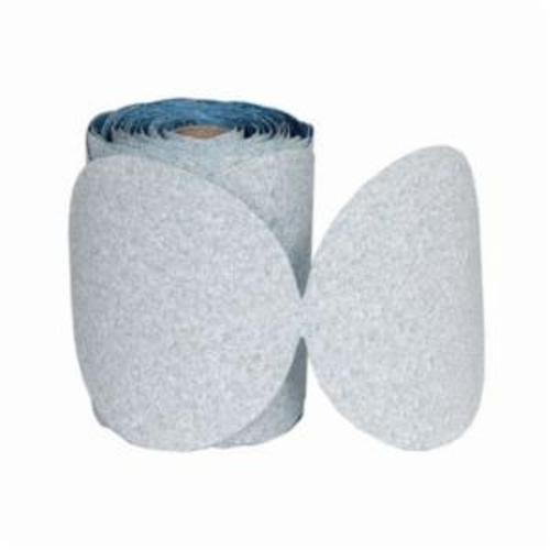 6 In. Dry Ice No-Fil Paper PSA Disc Roll 320 Grit A975 CA 100 Per Roll