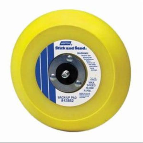 6 x 5/16 - 24 In. M-Den Non-Vacuum Tapered H&L Back-up Pad for DA/RO Sanders
