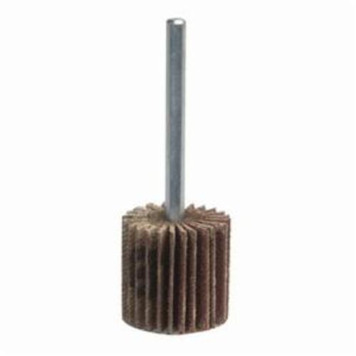 2-1/2 x 1 x 1/4 In. Metal Steel Shank Mini Flap Wheel 120 Grit R207 AO