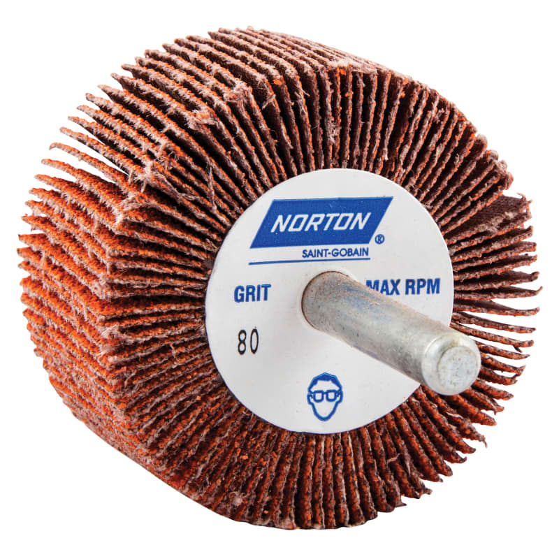 2 x 1 x 1/4 In. Blaze Steel Shank Mini Flap Wheel 80 Grit R920 CA