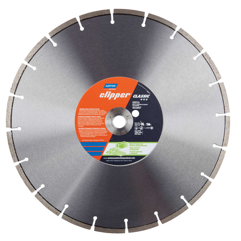 Lame de diamant Clipper® Multi-Cut 14 po X 0.125 po X 1/20 mm