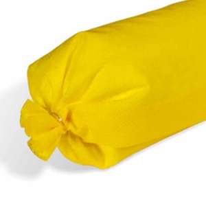 Chemical absorbent socks 3 in X 4 ft yellow (30/box)