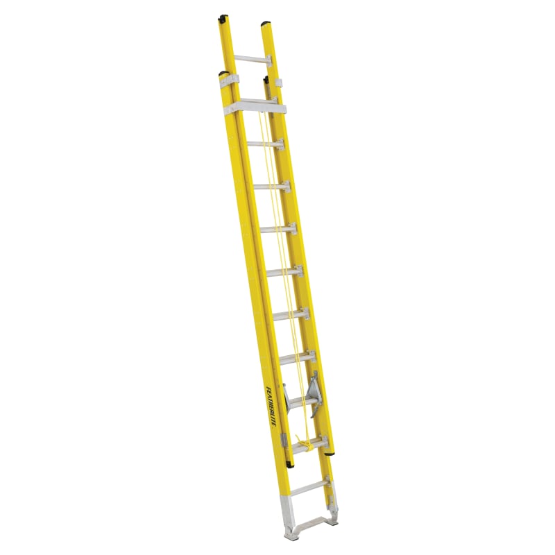 Échelles à coulisse industrielles robustes (série 6200), Cap 375 lb, 17' h, Calibre 1AA