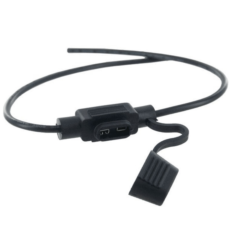 Porte-fusible MINI en ligne 20A 16GA avec capuchon fusible non inclus