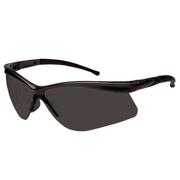 Lunettes de sécurité à monture partielle Warrior™ avec lentilles fumées et revêtement 4A