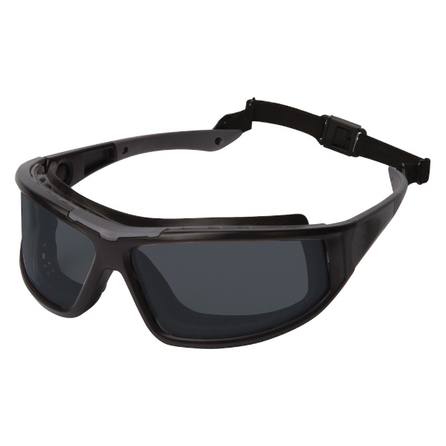 Lunettes de sécurité Dyna-Seal™ avec lentilles fumées, joint en mousse et revêtement 4A