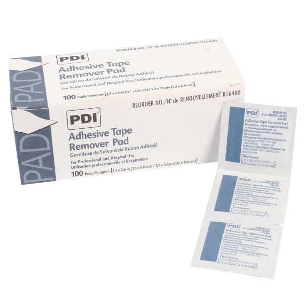 Tampons dissolvants pour ruban adhésif Dynamic™ (100/bte)