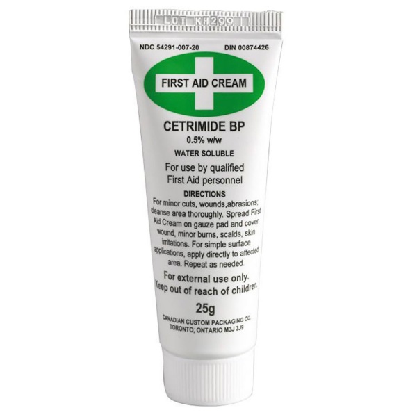 Crème antiseptique à 0,5 % de cétrimide (tube 25 g)