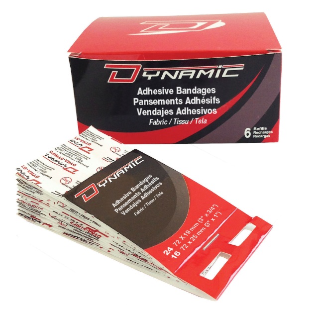 Recharge de pansements adhésifs en tissu Dynamic™ pour distributeur