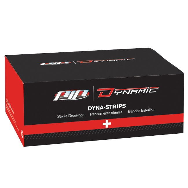 Pansements adhésifs en tissu Dynamic™ assortis (100/bte)