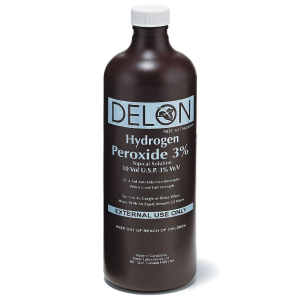 Peroxyde d’hydrogène 3 % (bouteille 100 mL)