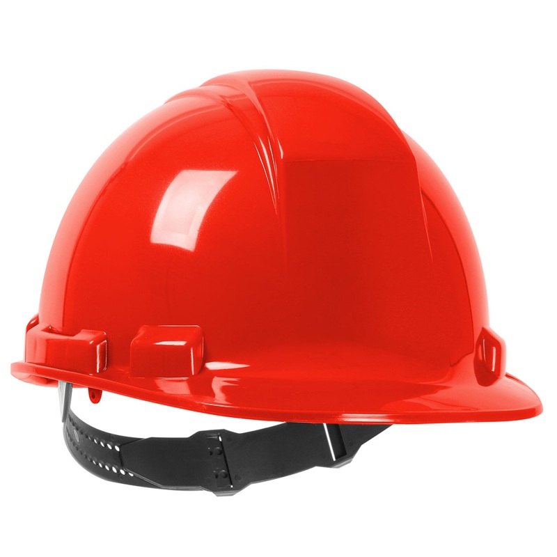 Whistler™ cap style hard hat with pin-lock adjustment CSA type 1 hi-viz red