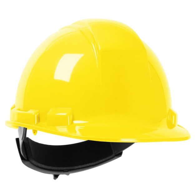 Whistler™ cap style hard hat with ratchet adjustment CSA type 1 yellow