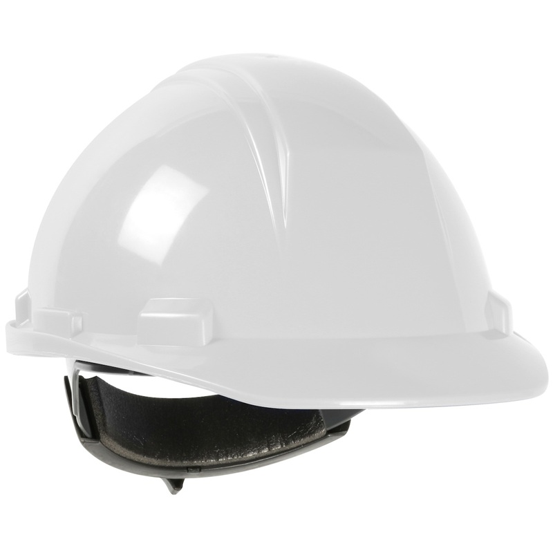 Mont-Blanc™ cap style hard hat with ratchet adjustment CSA type 2 white