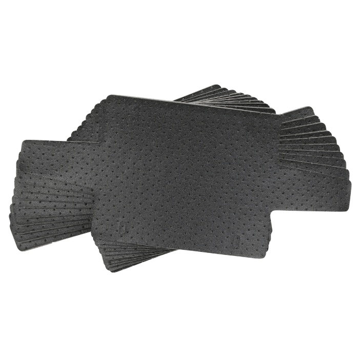 Bandes de confort de rechange noires en cuir pour casques de sécurité