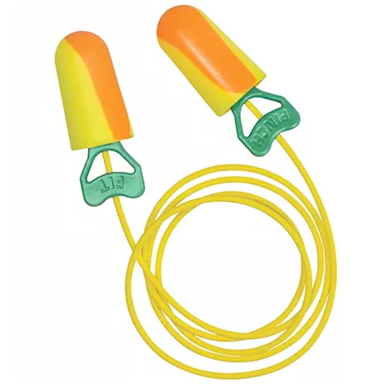 Bouchons d'oreilles biosourcés avec cordon Pinchfit™ Biosoft™ 32 dB NRR (100 paires/bte)