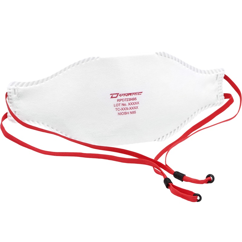 Respirateurs contre les particules jetables pliables Dynamic™ homologué N95