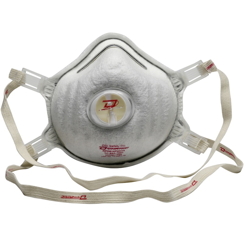 Respirateurs contre les particules jetables Dynamic™ homologué P95 avec valve d'expiration et protection contre les vapeurs organiques (VO), de gaz a