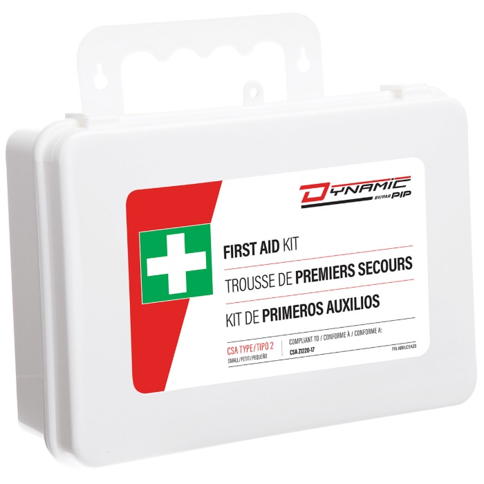 Trousse de premiers soins petite CSA type 2 Dynamic™ dans une boîte en plastique