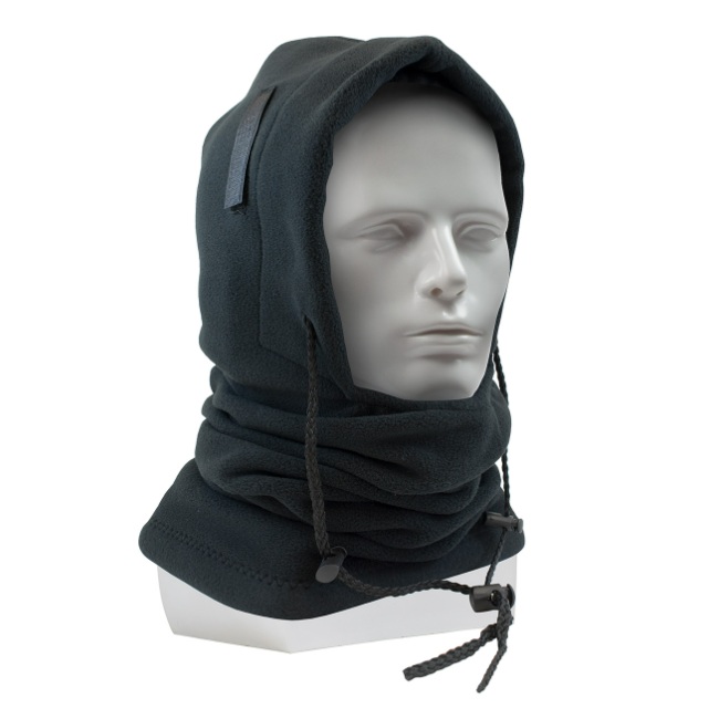 Doublure d’hiver 3-en-1 en molleton de polyester noire PIP® avec cordon de serrage