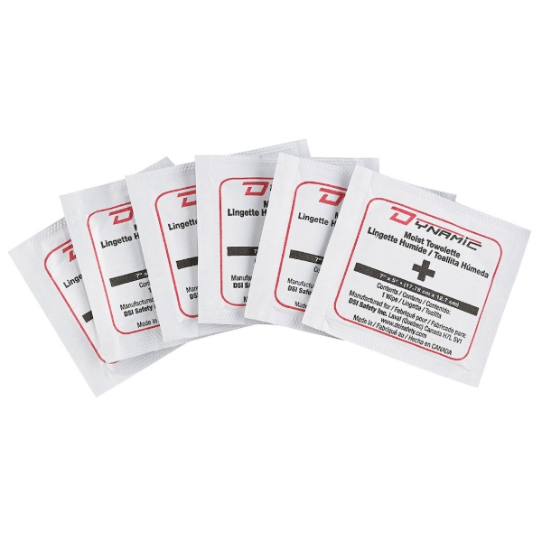 Lingettes nettoyantes humides pour les mains Dynamic™ (100/bte)
