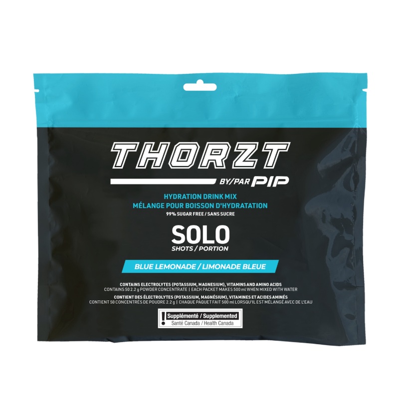 Mélange pour boisson d'hydratation Thorzt™ sans sucre portion individuelle saveur limonade bleue (50 sachets de 2.2 g / pqt)