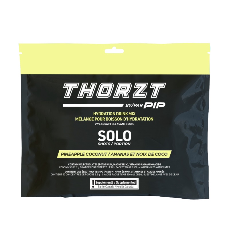 Mélange pour boisson d'hydratation Thorzt™ sans sucre portion individuelle saveur ananas et noix de coco (50 sachets de 2.2 g / pqt)